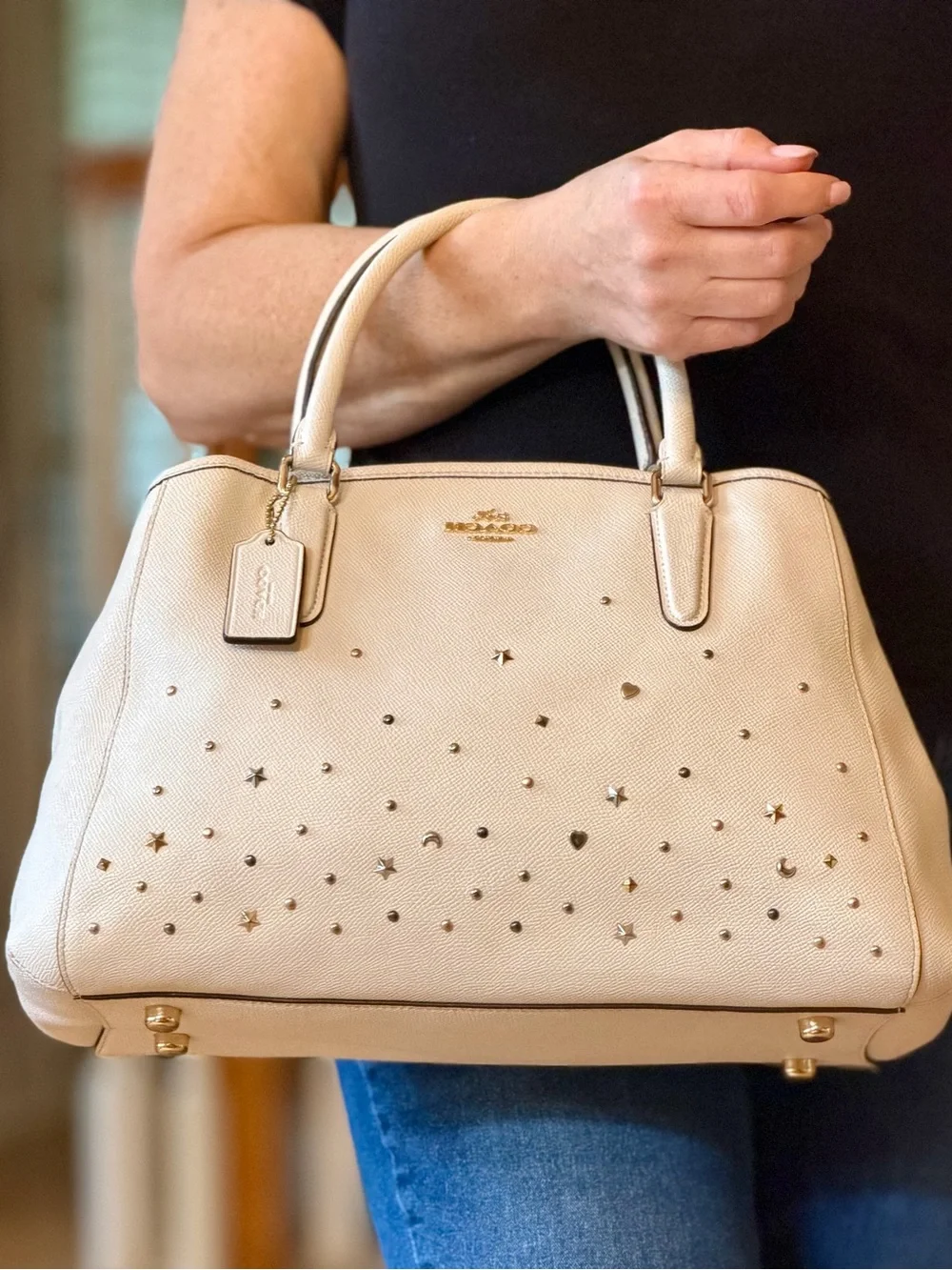 Coach Celestial 2017 Rare Highly Collectible Stardust Margot Carryall